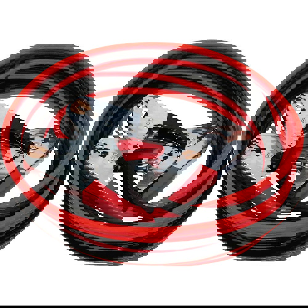 Booster Cables; Cable Type: Booster Cable ; Wire Gauge: 2 ; Wire Material: Copper Clad Aluminum ; Cable Length: 20.000 ; Cable Color: Black; Red ; Clamp Color: Black; Red